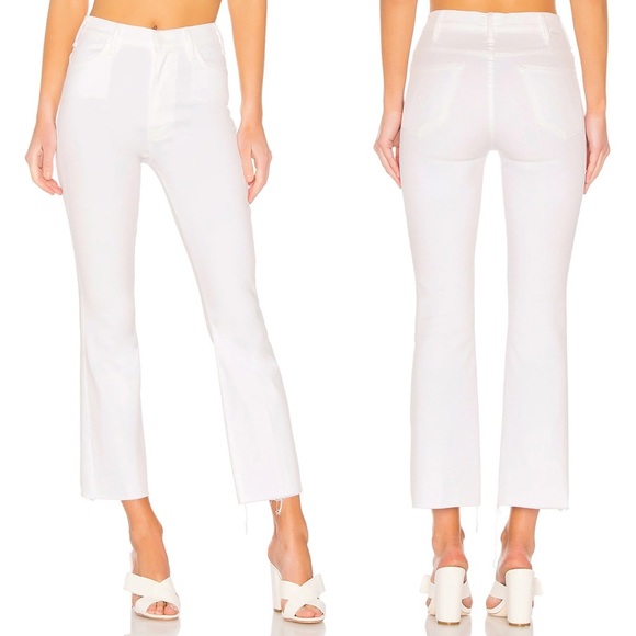 NWT - MOTHER - The Hustler Ankle Fray Jean - Glass Slipper - Picture 2 of 15